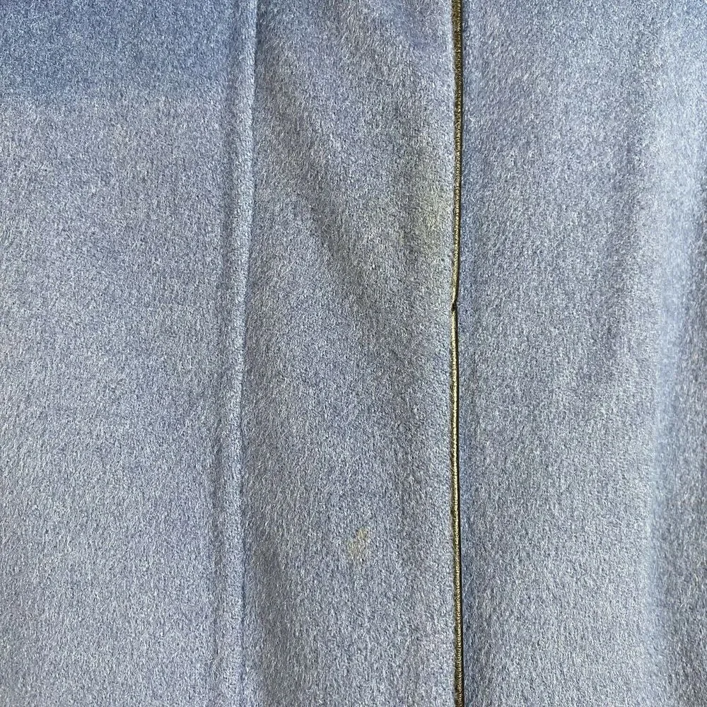 Lafayette 148 Women’s Angora and Wool Blazer Size 4 Button Front Blue